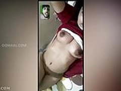  saduni Hot College Girl Video Call with HerBoyfriend part02