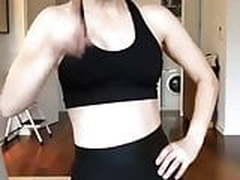 Kaley Cuoco modeling workout clothes Hot Clip | xvideosearch.com