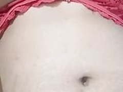 Nude Desi girl sucking boobs
