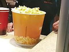 Popcorn in the way of her nice tits and she had a big ass HD | xvideosearch.com