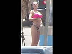 Hot bikini beach shower Hot Clip | xvideosearch.com