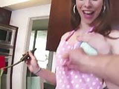 Pretty housewife drilled after breakfast POV HD | xvideosearch.com