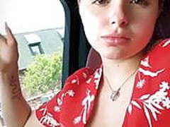 Ariel Winter - open shirt cleavage in car Online | xvideosearch.com