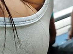 Big tits almost touching the camera so hot candid Hot Clip | xvideosearch.com