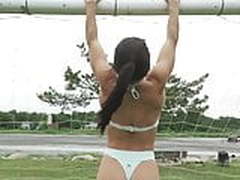Bikini girl gymnastic Hot Clip | xvideosearch.com
