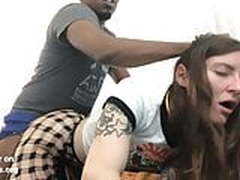 BBC banged white babe and creampied her Full Video | xvideosearch.com