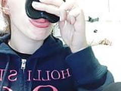 Girl (me) with braces deep throating her butt plug Full Video | xvideosearch.com