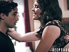 Sinful Krissy Lynn rides young man into cum explosion Full Video | xvideosearch.com