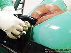 Medical rubber clinic frilly rubber Full Video | xvideosearch.com