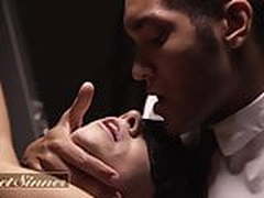 Kinky brunette gets bound and spanked and dominated Hot Clip | xvideosearch.com