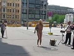 Naked woman dancing in the street - nude in public -cmnf Full Video | xvideosearch.com