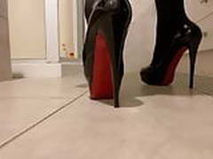 Showing you her Louboutin Lady Peeps Full Video | xvideosearch.com