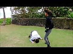 Grace Park delivers a ballbusting kick HD | xvideosearch.com