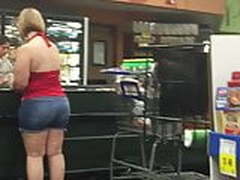 BLONDE PAWG MILF in DENIM SHORTS pt1 - CANDID Full Video | xvideosearch.com