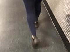 Juicy Dominican booty blue tights walking part 2 Hot Clip | xvideosearch.com