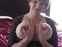 Guy films his girlfriend fondling her huge udders Hot Clip | xvideosearch.com
