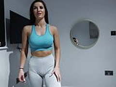 The most delicious pussy camel toe cameltoe on a leggings HD | xvideosearch.com