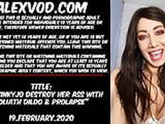 Hotkinkyjo destroy her ass with Goliath dildo & prolapse Free XXX | xvideosearch.com