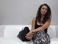 Brunette curly casting gone wild! Hot Clip | xvideosearch.com