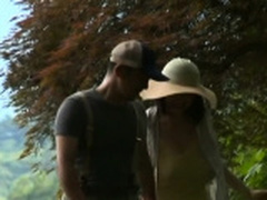 Curvy hottie with large juggs teasing this chap outdoors Full Video | xvideosearch.com