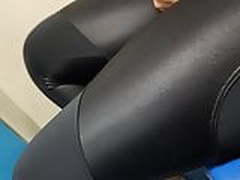 Huge ass hot gym leggings candid girl