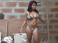 Maria Busty Zebra Bikini HD | xvideosearch.com