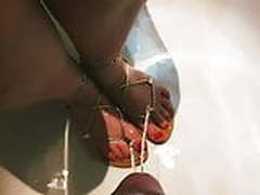 Wife gets her feet soaked in flats - piss Full Video | xvideosearch.com