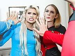 DaughterSwap Cosplay Girls Have Costume Orgy With Nerdy Dads HD | xvideosearch.com