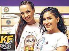 Fake Hostel threesome with big ass babes seducing huge cock Free XXX | xvideosearch.com