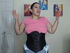 JAZMIN GUZMAN CORSET TRY ON NIP SLIP Full Video | xvideosearch.com