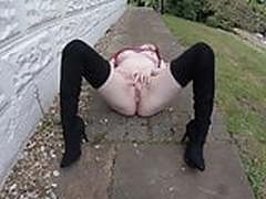 Star Trek Ensign Haley Thigh Boots Flashing Outdoors Hot Clip | xvideosearch.com