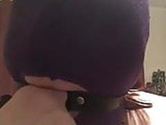 Deep throating fingers through a ring gag Free XXX | xvideosearch.com