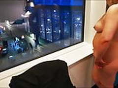 naked at a hotel window in glasgow city center Full Video | xvideosearch.com