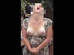 tits boucing with slow motion