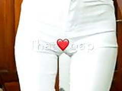 cameltoe tight white jeans thigh gap Free XXX | xvideosearch.com