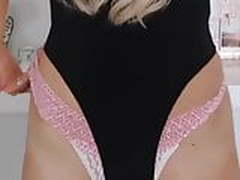 Try-On Blonde Panties Take Off Hot Clip | xvideosearch.com