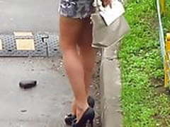 Candid Street - Russian Slut in Tan Pantyhose Part1 Full Video | xvideosearch.com