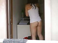 Neighbor in white tank top and panties HD | xvideosearch.com