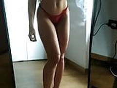 Valentina Marino - Ein perfekter Body with red underware 05