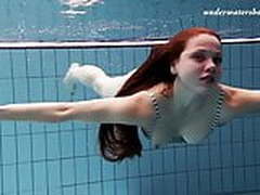 Salaka Ribkina underwater swimming teen Online | xvideosearch.com