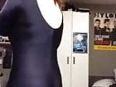 Girl Wearing Her New Catsuit Hot Clip | xvideosearch.com