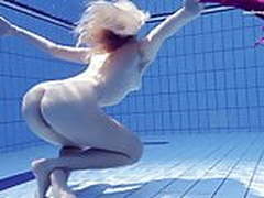 Elena Proklova underwater mermaid in pink dress Free XXX | xvideosearch.com