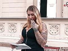 German Tattoo BBW Milf make Sexdate with EroCom Date pick up Full Video | xvideosearch.com