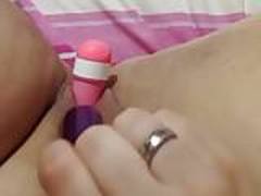 bbw girlfriend playing with two dildos HD | xvideosearch.com