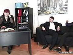 Sexy office mature boss swallows two cocks at once Hot Clip | xvideosearch.com