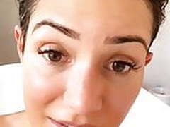 Frankie Bridge selfie vid from a bath Hot Clip | xvideosearch.com