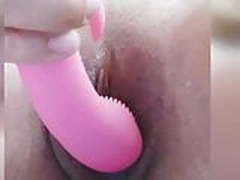 Tiger girlfriend playing with her toy Hot Clip | xvideosearch.com