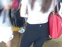 Beautiful Asian Girl in Black Leggings with Cute Small Ass Full Video | xvideosearch.com