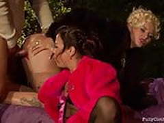 Lucky Guy Pounds Two Fur Coated Babes Full Video | xvideosearch.com