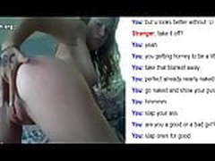 Horny Blonde Obeys Commands on sexchat